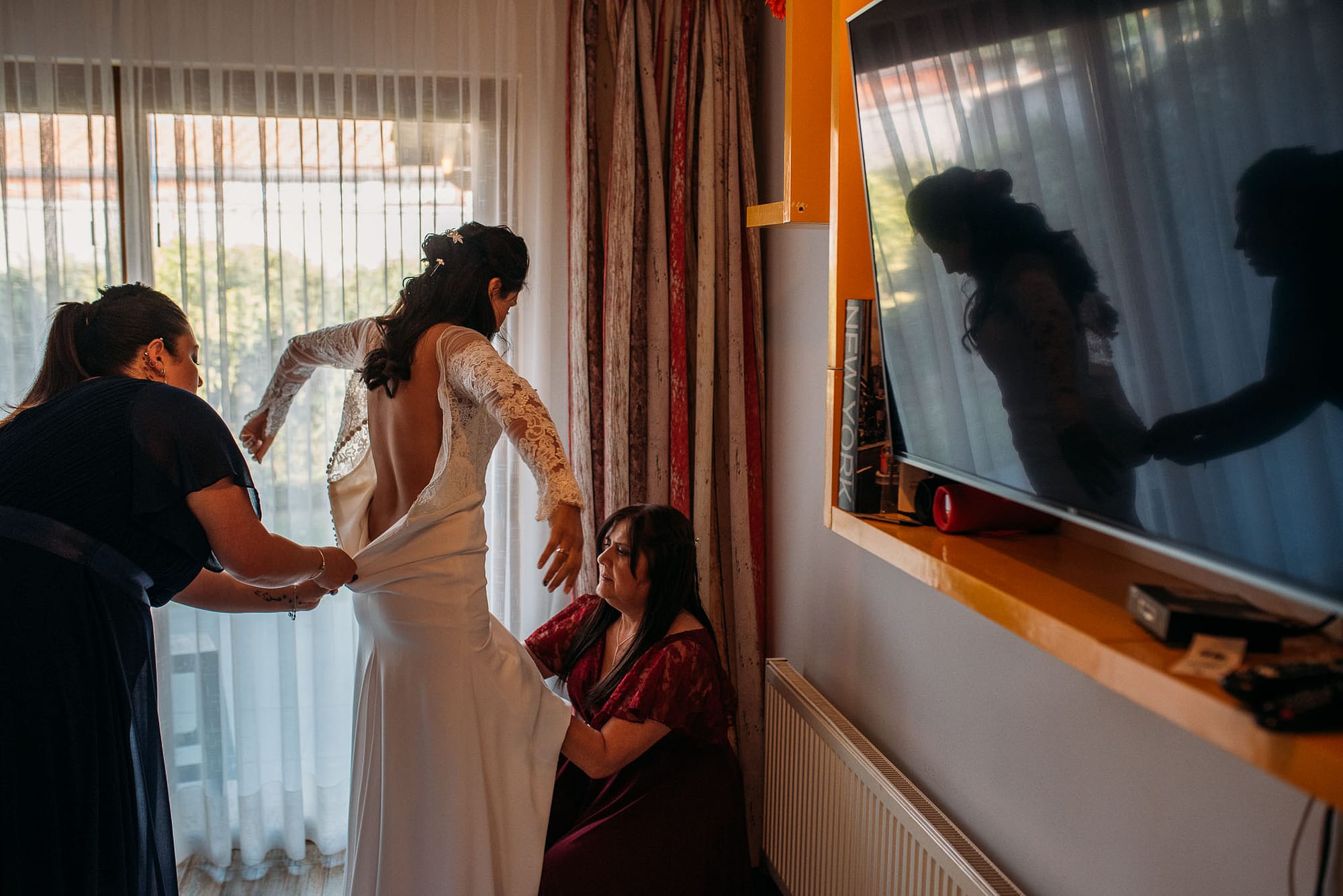 preparativos novia-fotografo matrimonio santiago-botanico